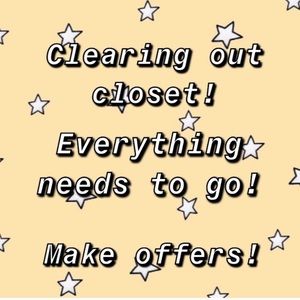 CLOSET CLEAR OUT!! MAKE SOME OFFERS!!